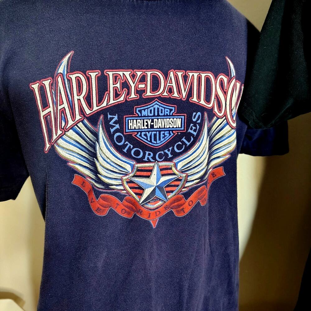 HANNUM'S HARLEY DAVIDSON PRE-OWNED T-SHIRT -- SIZE LARGE
